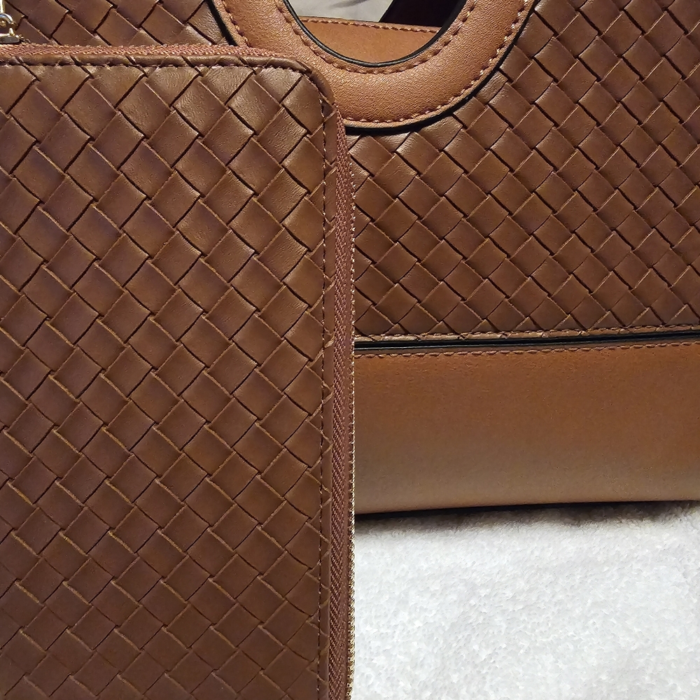 Brown Handbag Purse w/Wallet